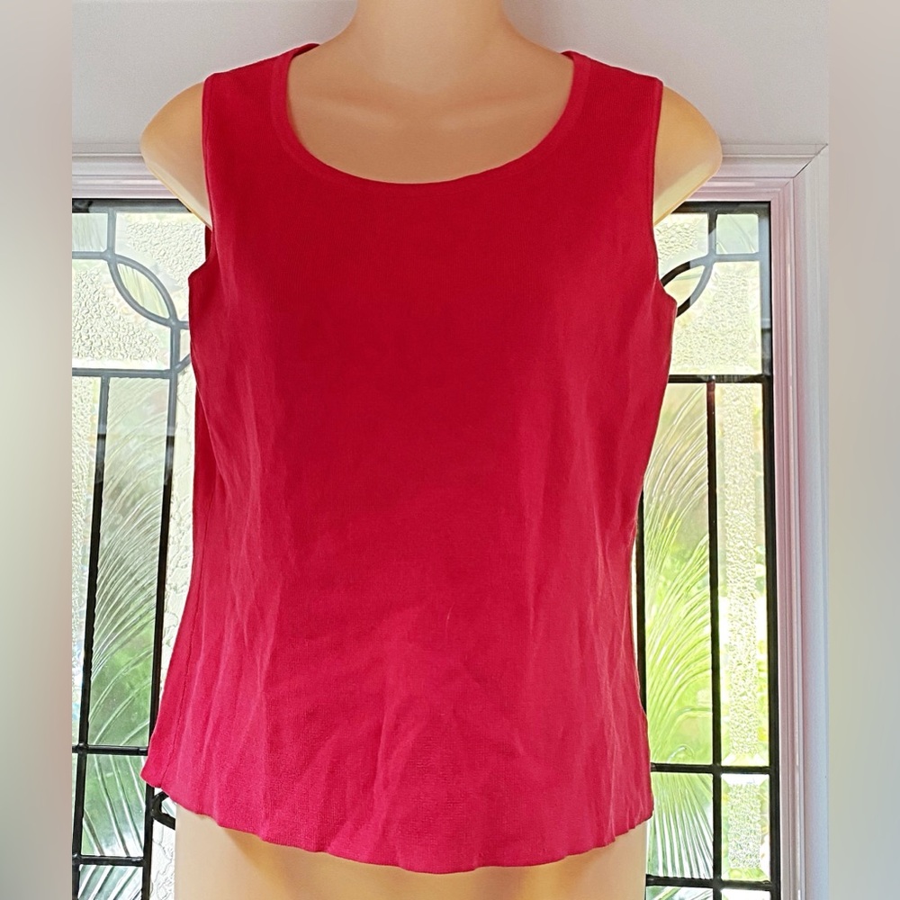 LINK - Salmon Peach Stretchy Tank Top